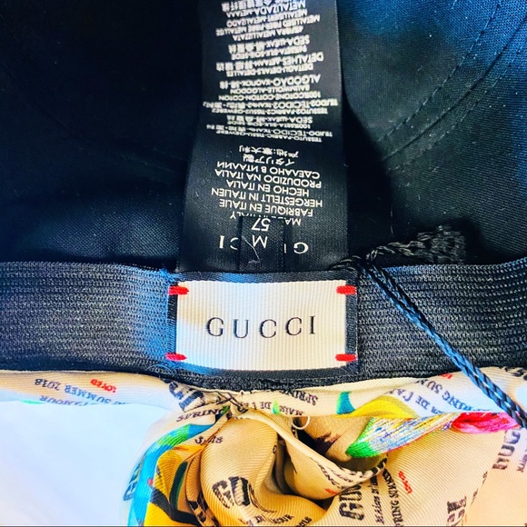 Gucci Invite And Floral Print Silk Turban NWT - Picture 13 of 16